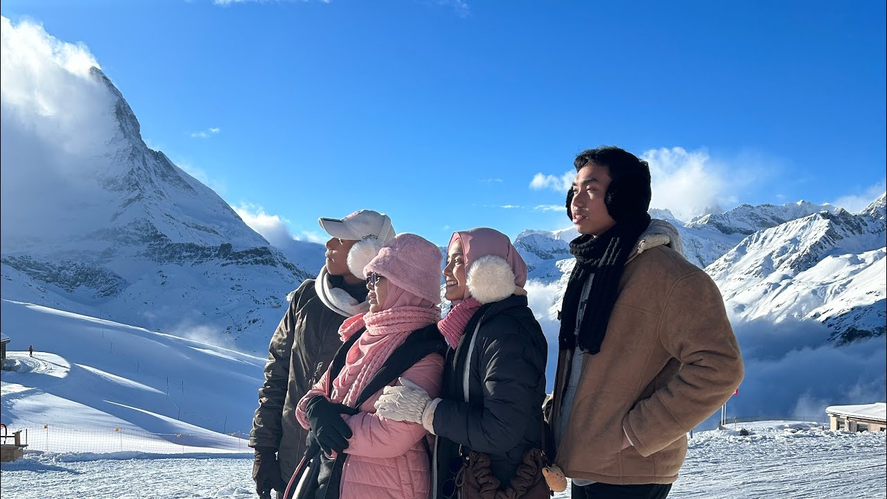 Train to Zermatt | Matterhorn | keretapi gunung | makan coklat Lindt sepuasnya