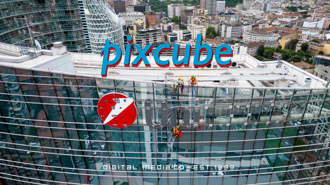 Pixcube.it Rimozione Insegna UniCredit Torre B
