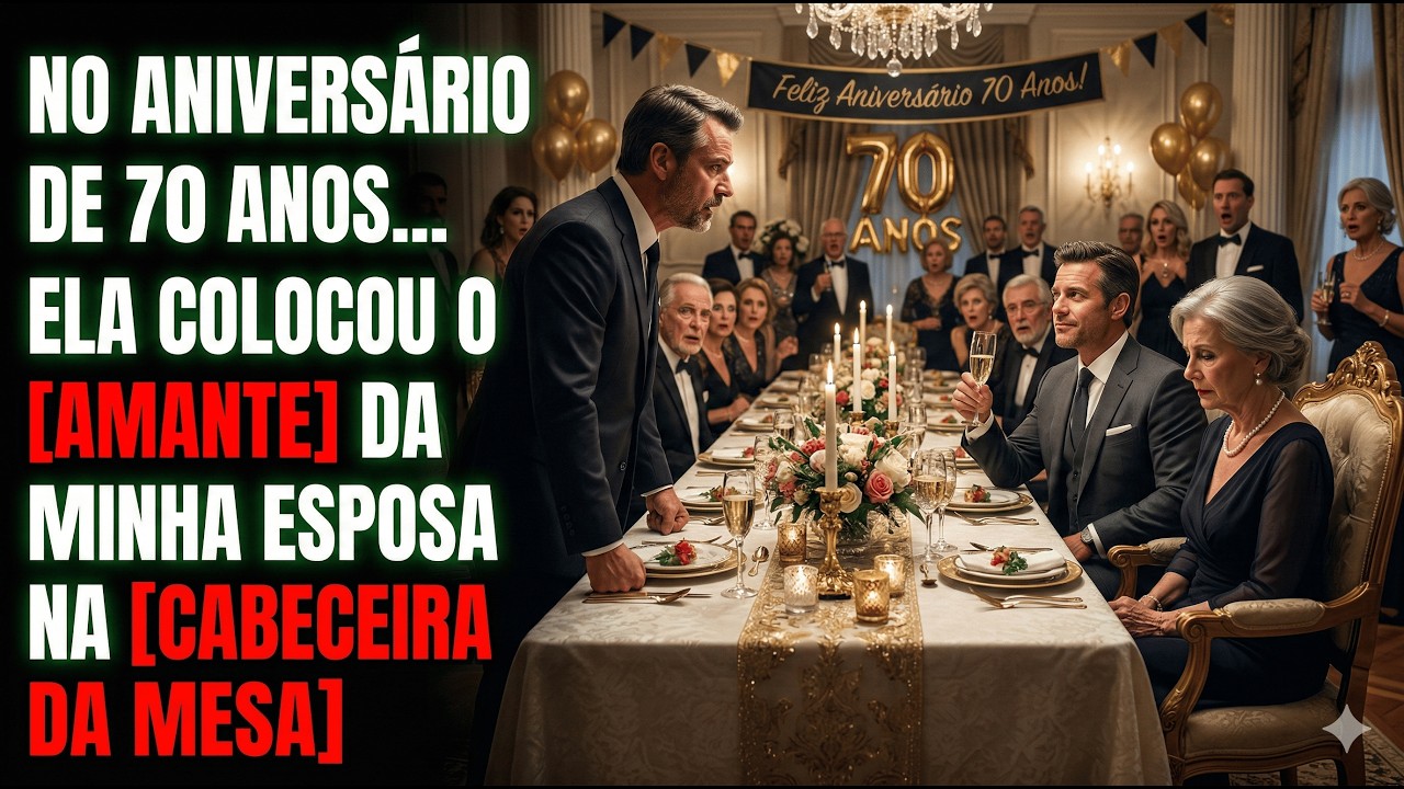 No Aniversário de 70 Anos da Minha Sogra, Ela Colocou o Amante da Minha Esposa na Cabeceira da Mesa