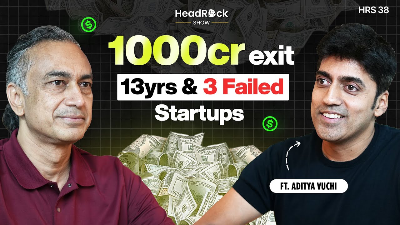 From ₹0 to ₹1000 Cr: Untold Story of Aditya Vuchi | Built Zippr, Doosra & MediaMint | Telugu | HRS38