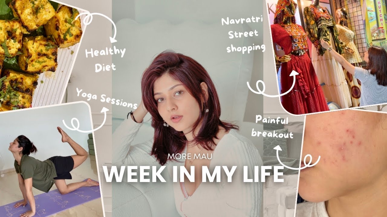 Navratri Street Shopping 🛍️ Our Health Journey 🥗 | Weekly Vlog 