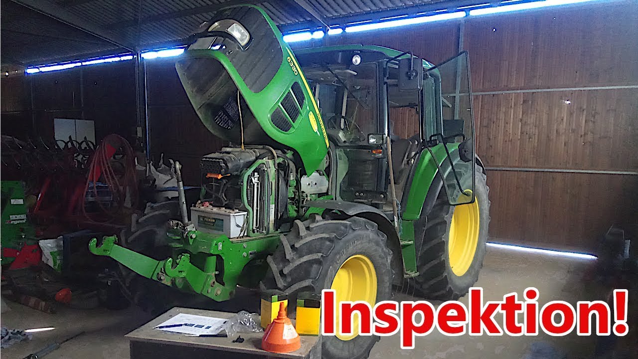 Inspektion! |Ölwechsel am John Deere 6330