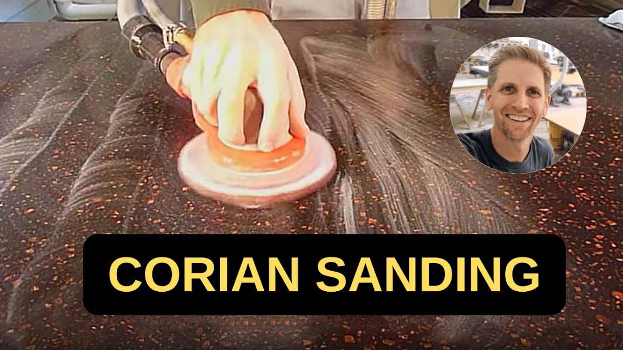 How To Finish and Polish Solid Surface Countertop - Part 1
