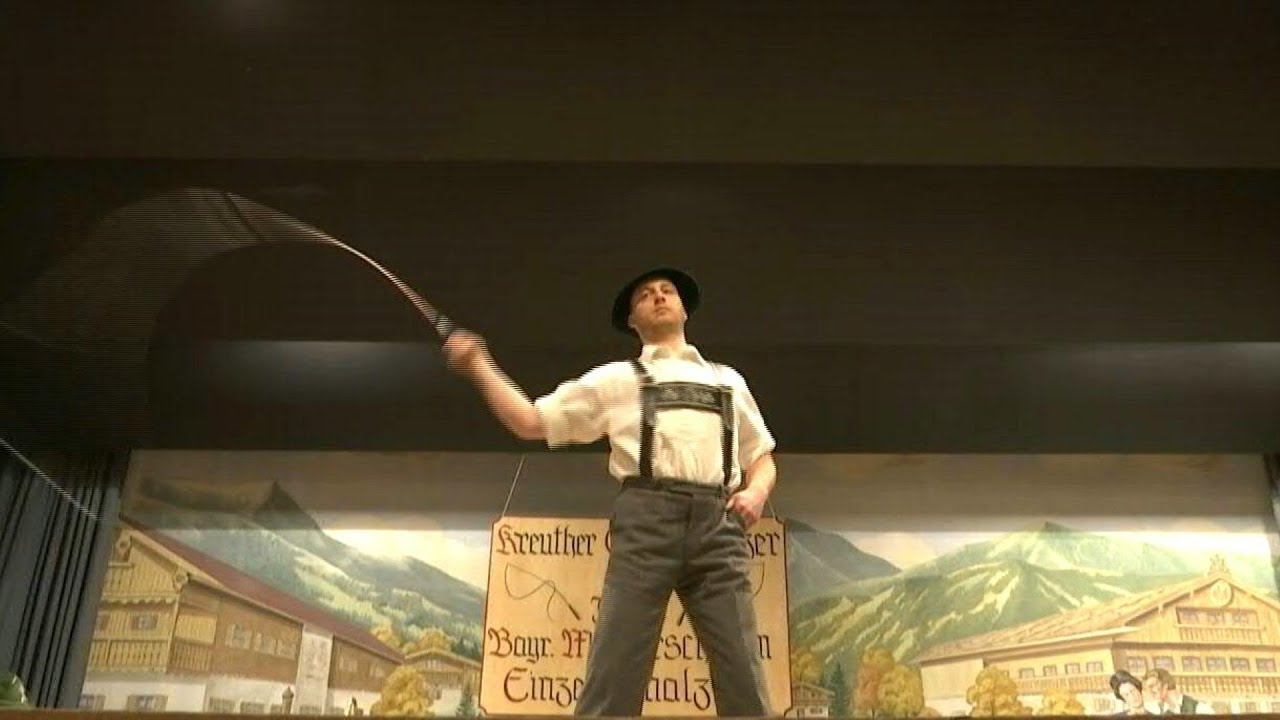 Bei der Meisterschaft im "Goaßlschnalzen" | AFP