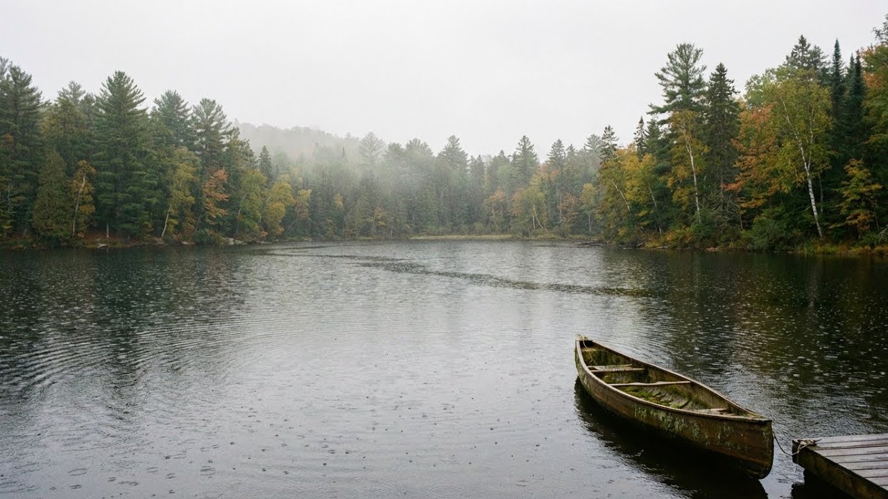 Heal Yourself with the Soothing Rain Sounds in a Special Pond: Nature's Calming Sounds, White Noise
