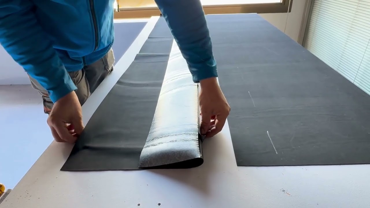 Sovrapposizione tra membrane autoadesive
