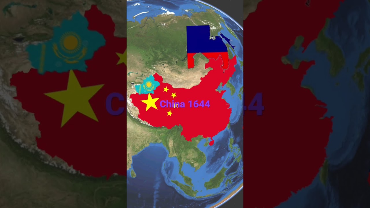 China 1644! #history #geography #educational #china #chinesehistory #qingdynasty