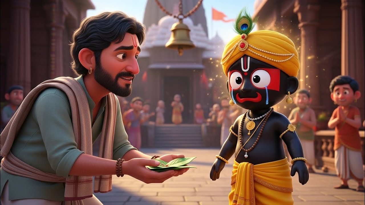 एक गरीब पान वाले ने रुलाया भगवान  जगन्नाथ जी को | Jaganna ji Started Crying || Hindi Animated story 