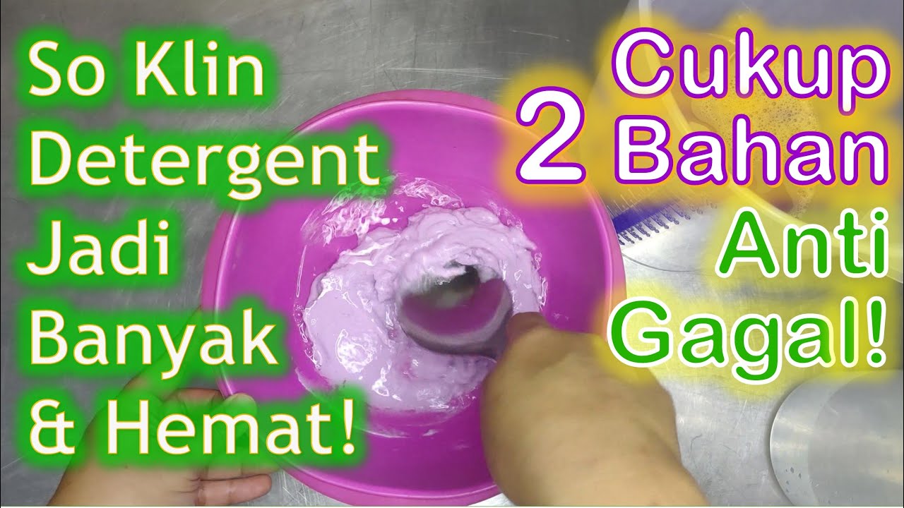 Ide Menghemat Deterjen So Klin Cair. Campur Cream Ekonomi, Busa Melimpah, Cucian Bersih Dan Wangi!