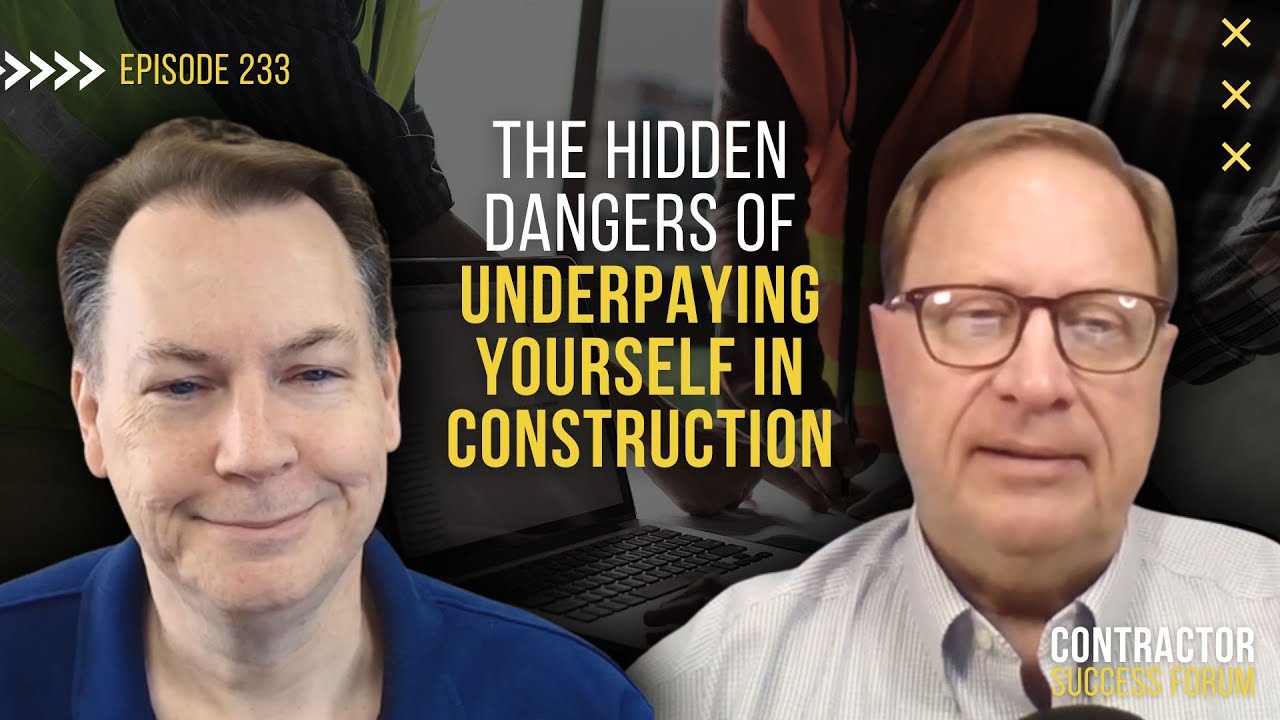 The Hidden Dangers of Underpaying Yourself in Construction