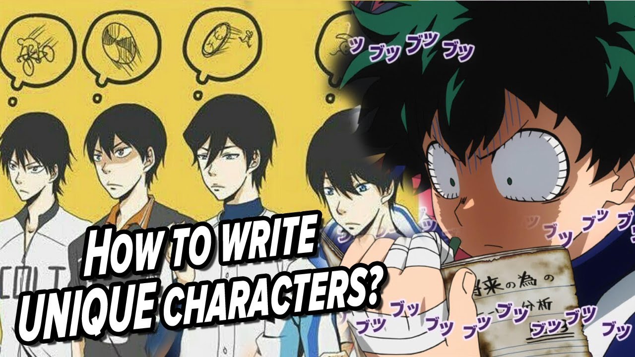 How to write UNIQUE CHARACTERS