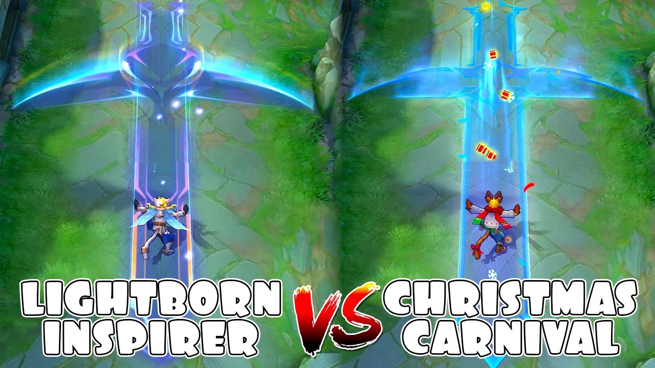 Harith Christmas Carnival VS Light born Ispirer Skin Comparison