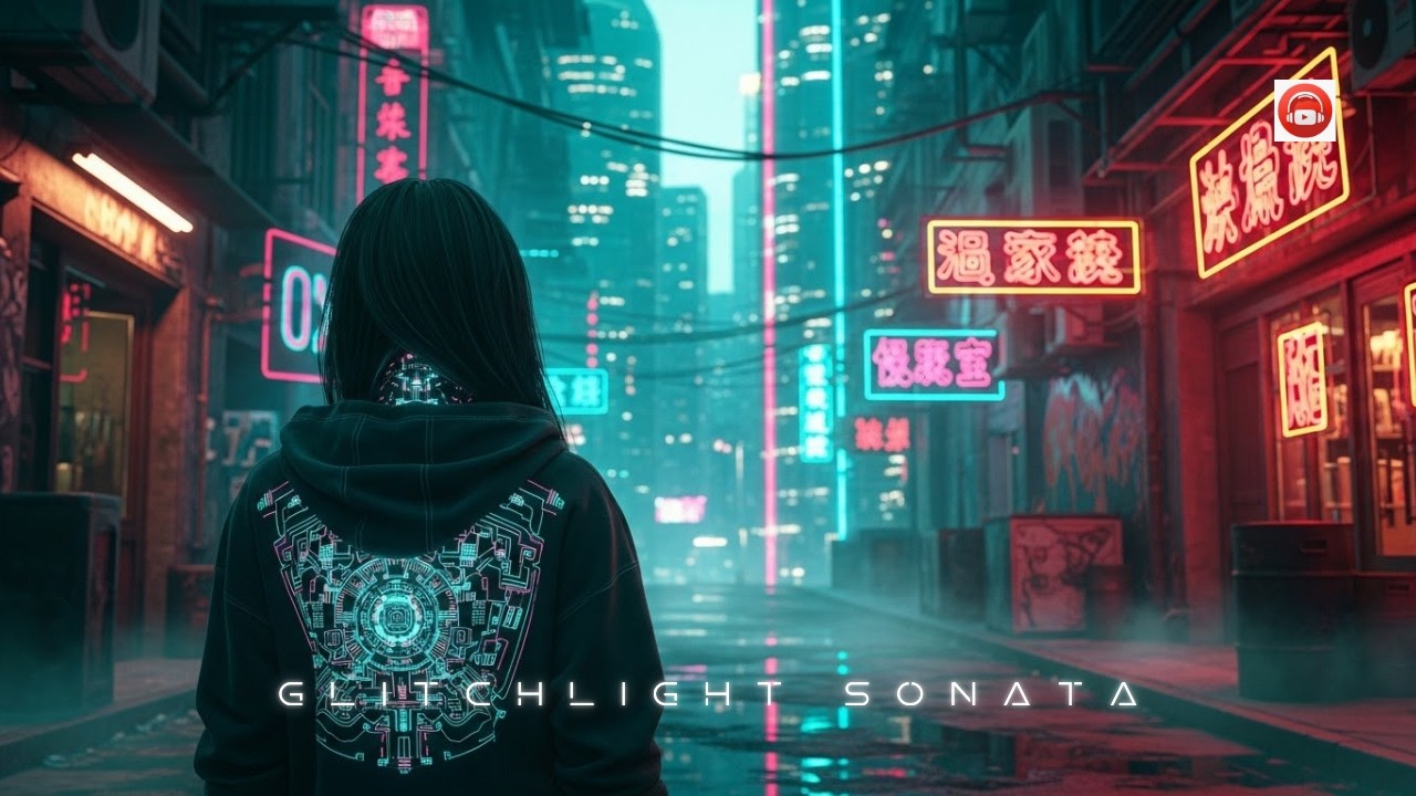 Glitchlight Sonata | BEST Cyberpunk Instrumental for Coding & Focus | 3 Hour Synthwave Mix