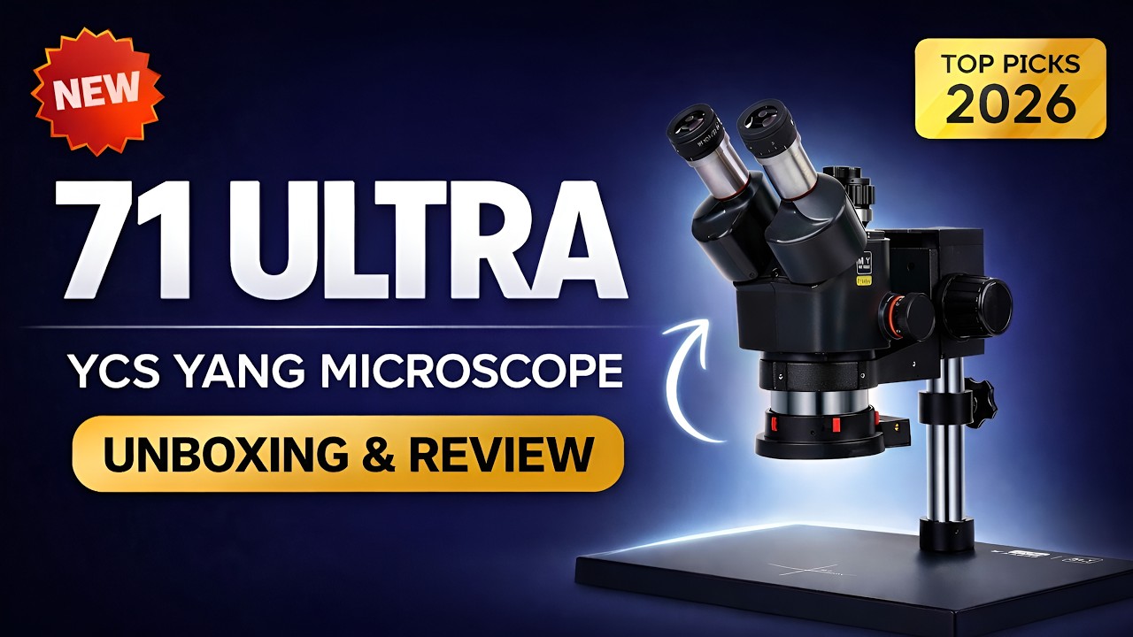 YCS 71 Ultra Microscope Unboxing & Review | Best Microscope for Mobile Repair 2026?