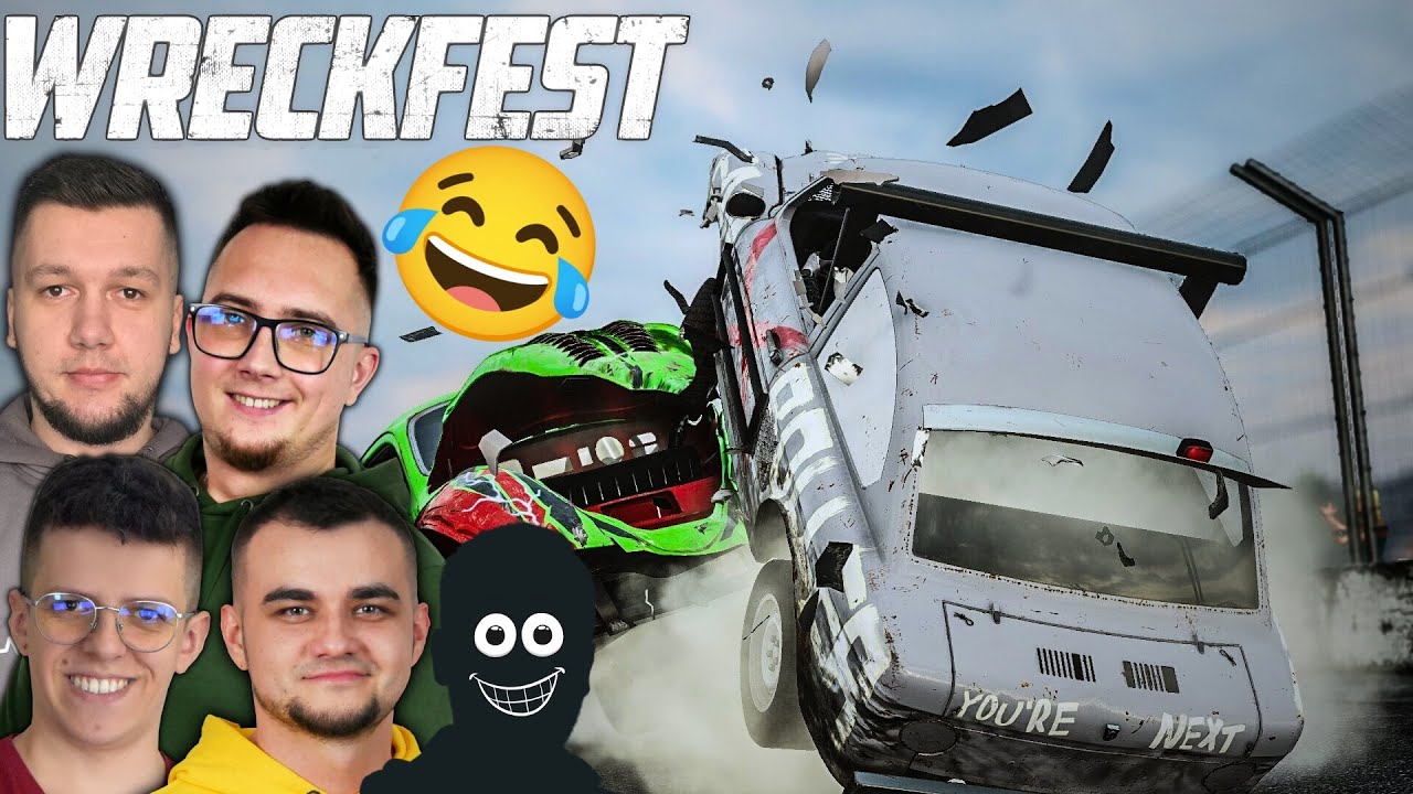 W Czarnych Okularach Ty Kur...😂 Się Śmiałeś z Tanasku!😈🚗 ☆Wreckfest MP☆ BEKA 😍MafiaSolecTeam😂🚗