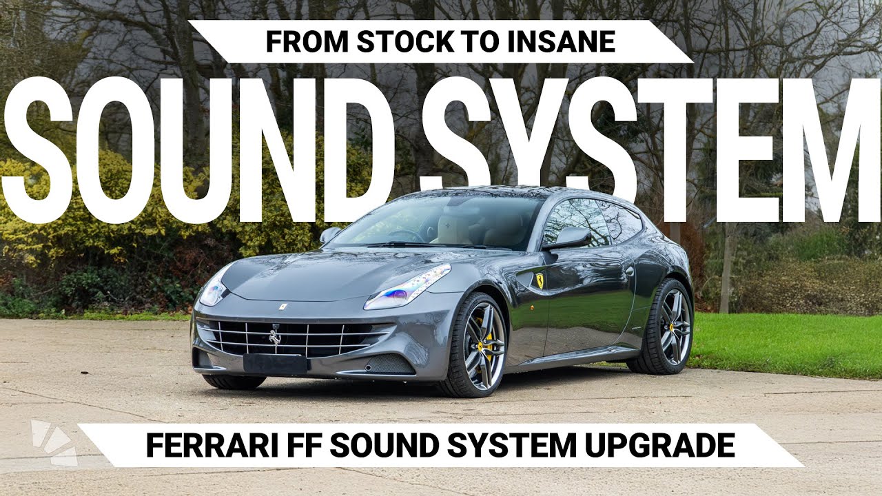 Ferrari FF Sound System UPGRADE! Custom Subwoofer TRANSFORMS The Experience