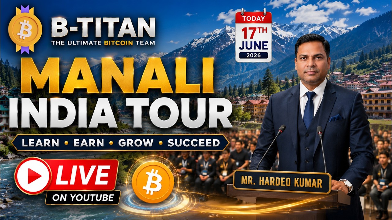 B TITAN Manali India Tour 2026 | B Titan Bitcoin Team Event