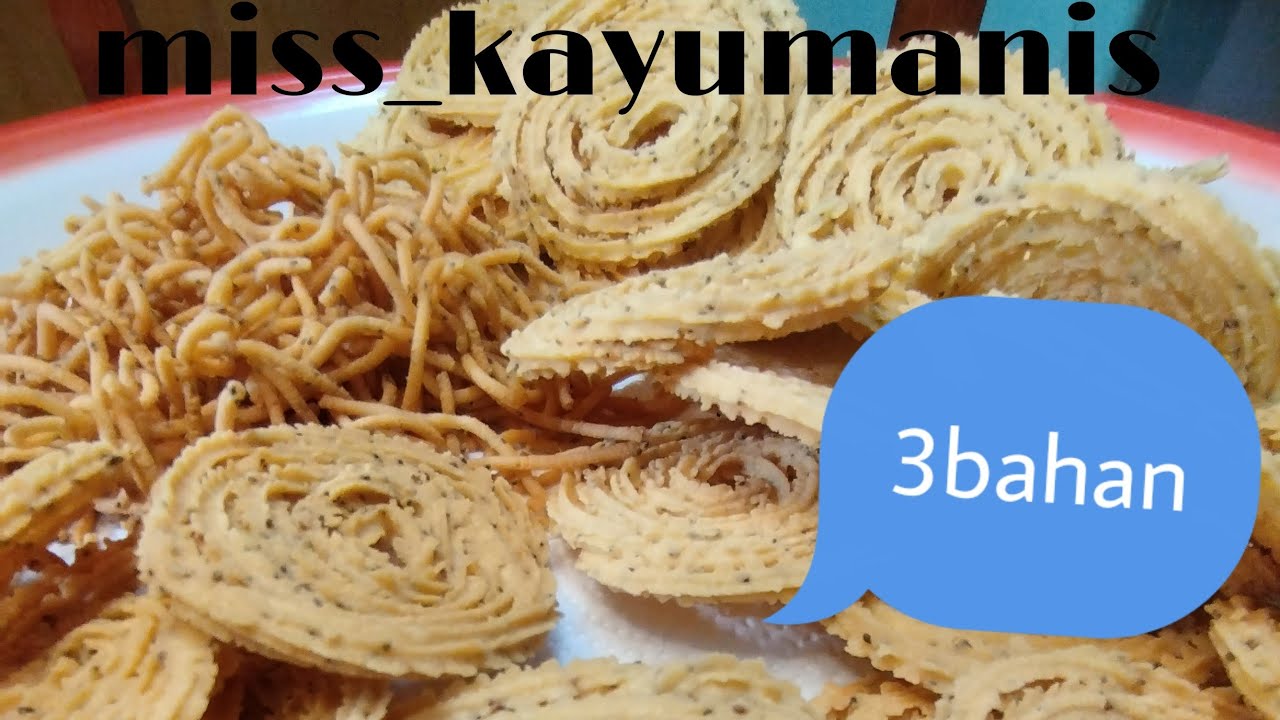Resepi muruku 3bahan sahaja..mudah dan sedap