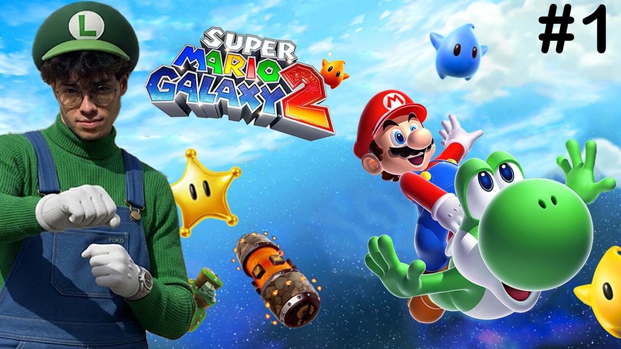 La redécouverte du jeu est KIFFANTE #01 - Let's play Super Mario Galaxy 2 à 100%