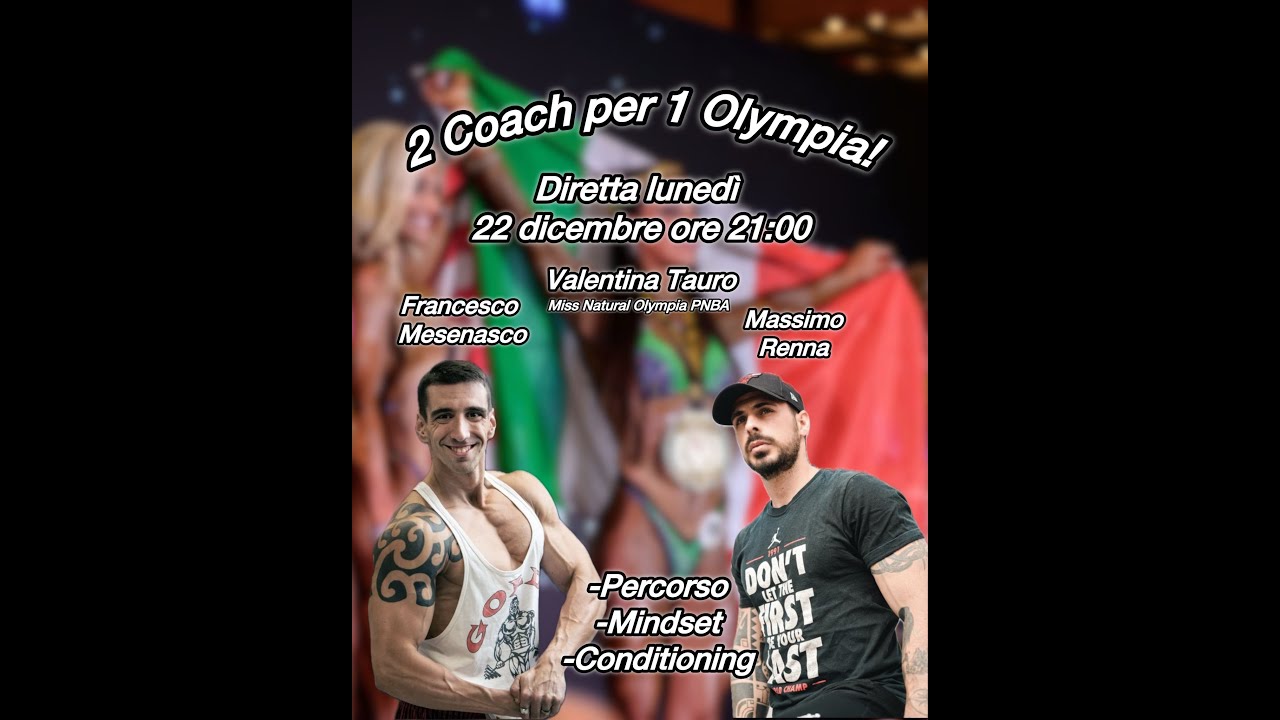 2 COACH PER UN OLYMPIA NATURAL