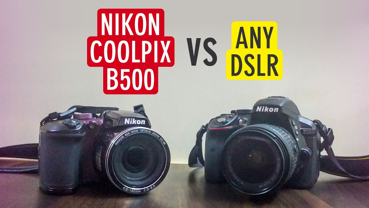 Nikon Coolpix B500 vs. DSLR Camera (6 Comparisons of Point & Shoot vs DSLR Cameras) | Sonika Agarwal