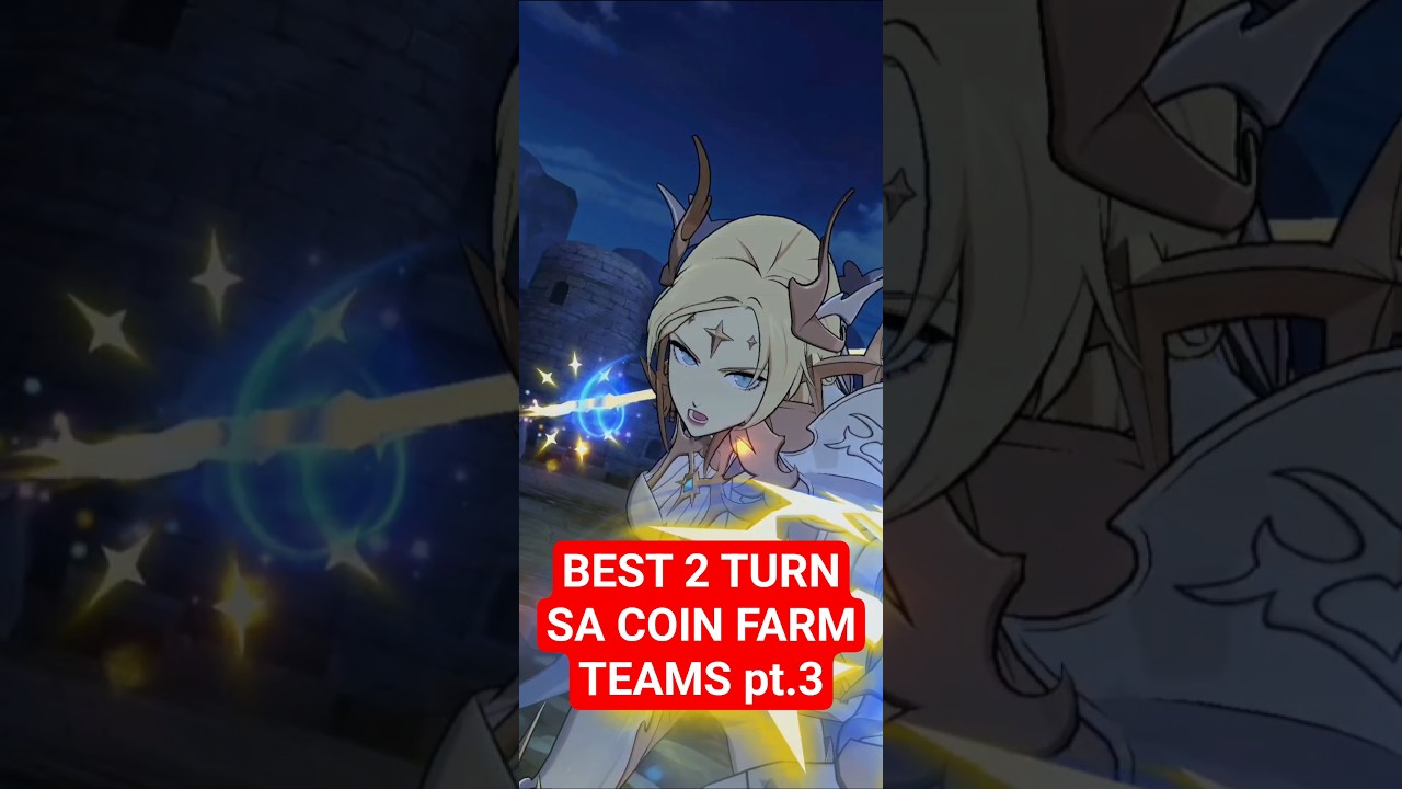 Farm SA Coins in 2 Turns! BEST TEAMS | 7DS Grand Cross pt.3 #shorts