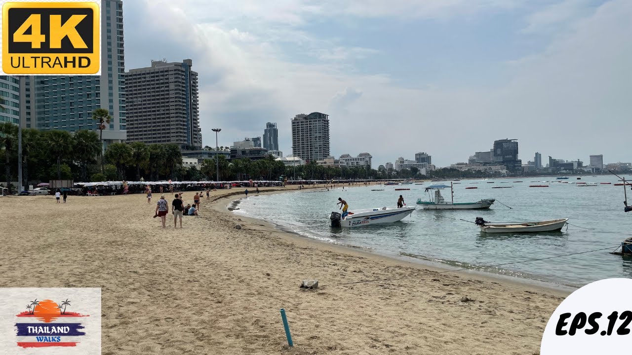 NORTH PATTAYA BEACH VIRTUAL TOUR [4K] - PATTAYA THAILAND