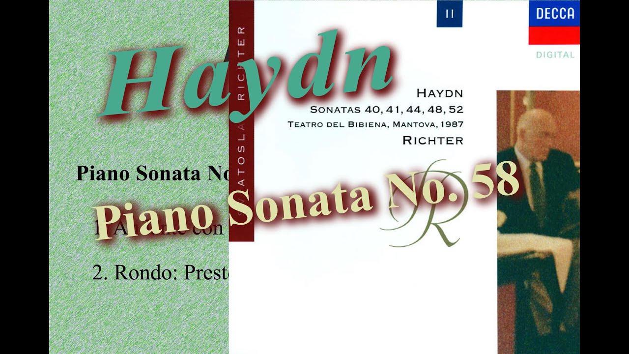 Haydn Piano Sonata No. 58 (Sviatoslav Richter 1987)