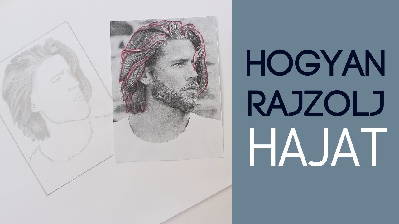 Rajz - Hogyan rajzolj hajat? | Vida Ágnes