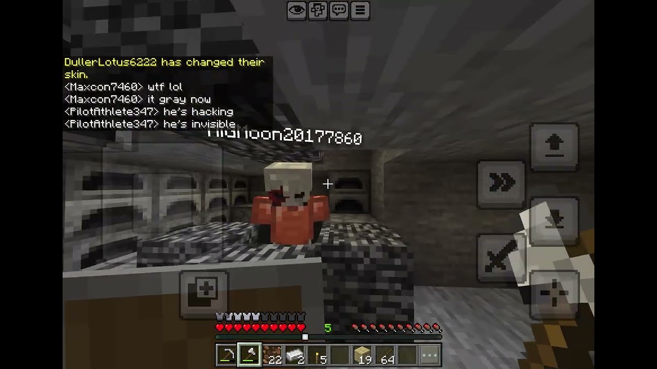 Weird black/clear hole bug in Minecraft (yes I know the thumbnail has nothing to do with it)
