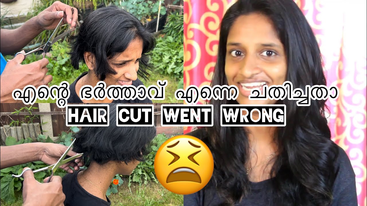 Hair cut prank went rong