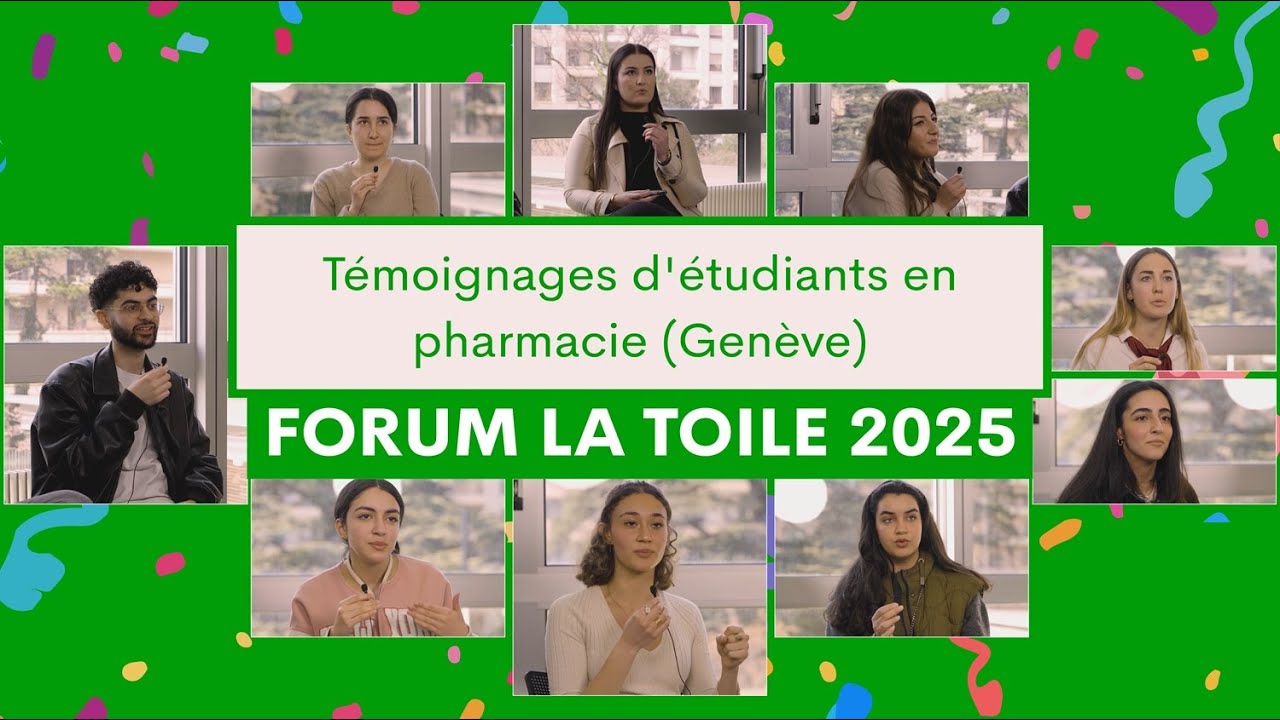 Témoignages d'étudiants en pharmacie de l'Université de Genève