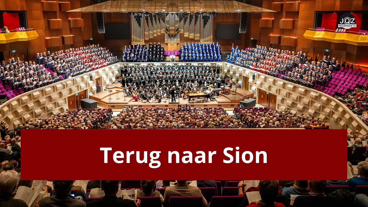 TERUG NAAR SION| Massale koorzang vanuit De Doelen Rotterdam o.l.v. Jan Quintus Zwart.