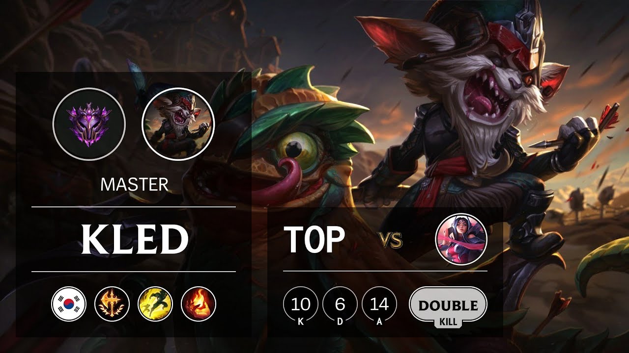 Kled Top vs Irelia - KR Master Patch 9.20