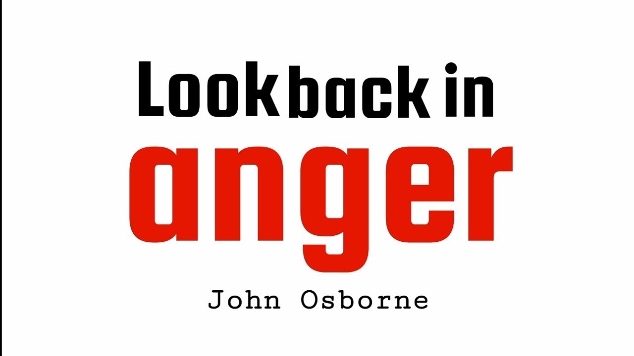look back in anger summary in hindi || John Osborne #literaturewithswati