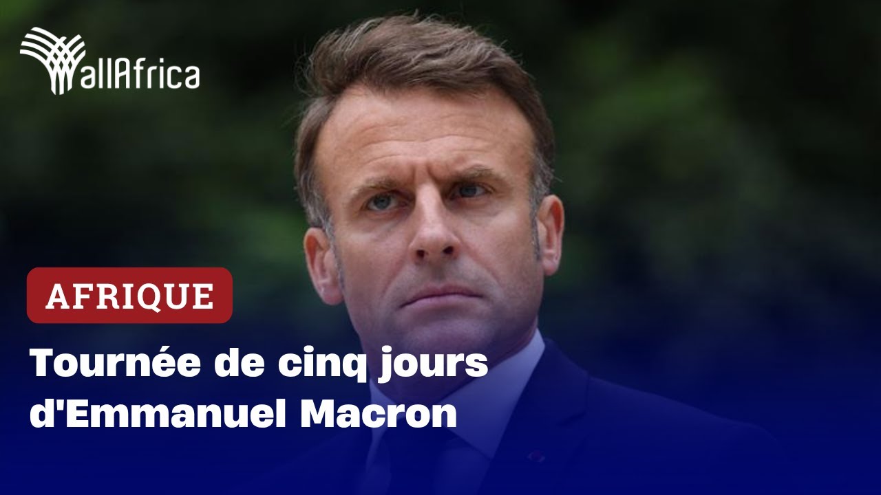 Tourn&eacute;e de cinq jours d'Emmanuel Macron en Afrique