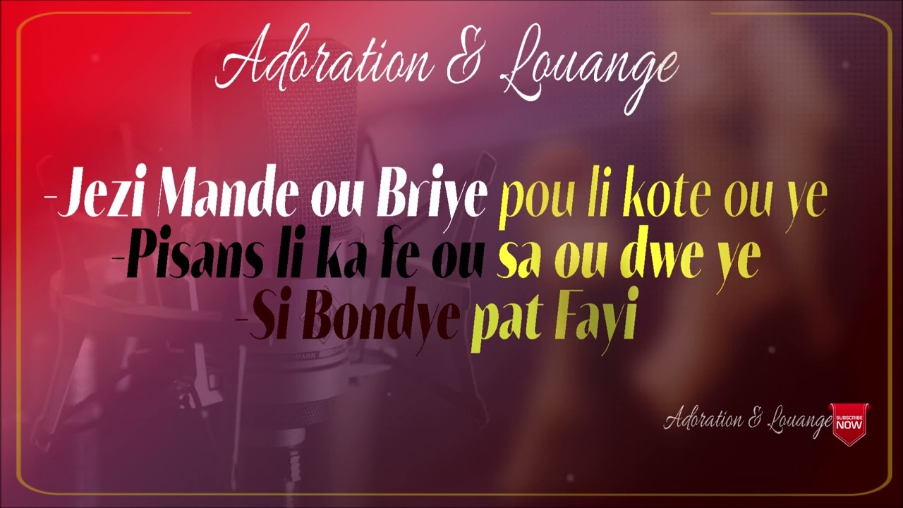 Jezi mande ou briye pou li [ adoration Et Louange ] Sr DESCA LINDA