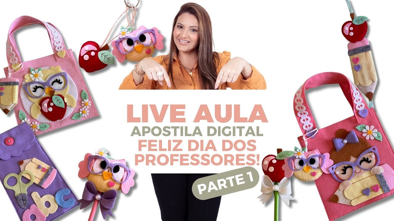 LIVE AULA APOSTILA DIGITAL DIA DOS PROFESSORES - PARTE 1 - ATELIÊ DA BETA