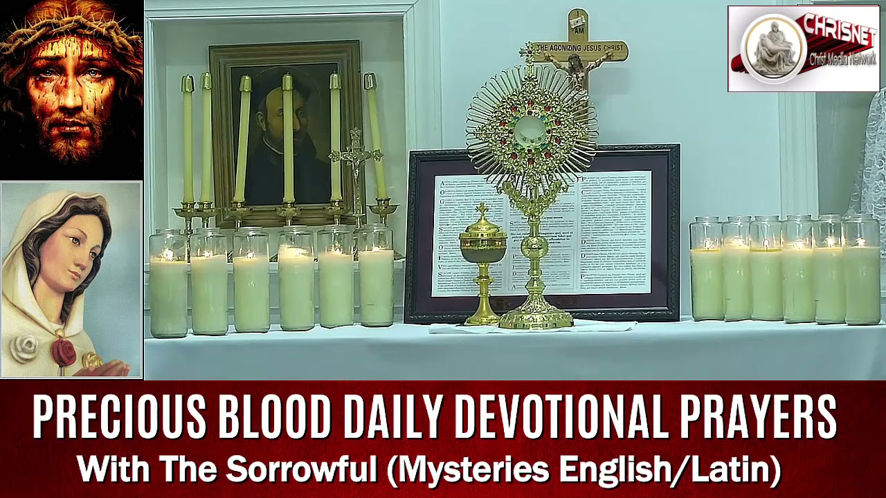 Precious Blood Daily Devotional Prayers