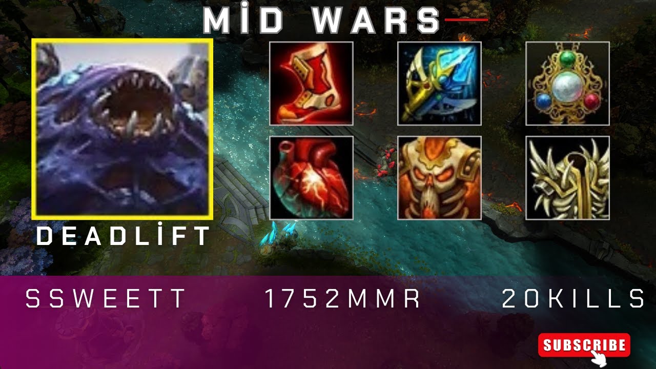 HoN | Mid Wars | Deadlift | ssweett | 1752 MMR