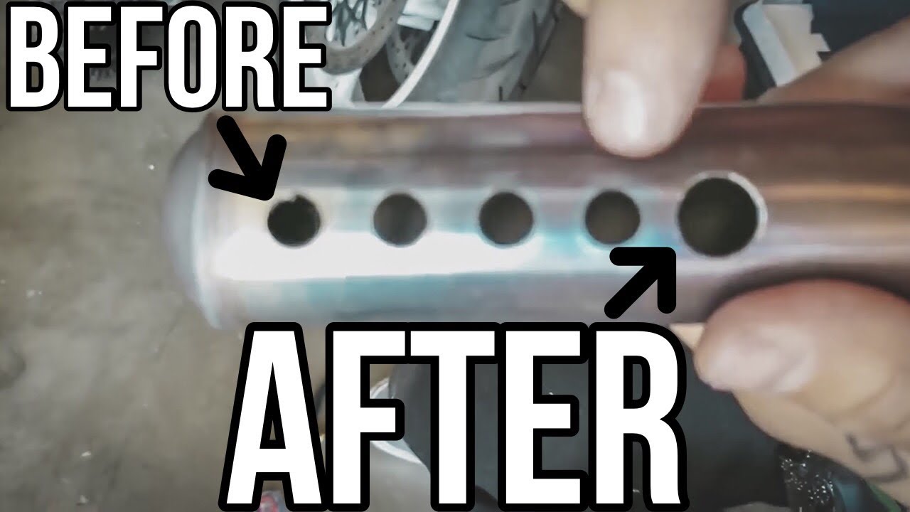 Husqvarna 701 Arrow Exhaust Baffle Modification