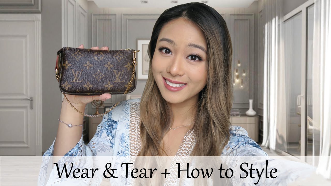 Louis Vuitton Mini Pochette Review | Wear/Tear, Styling + What Fits | Jodie.Z