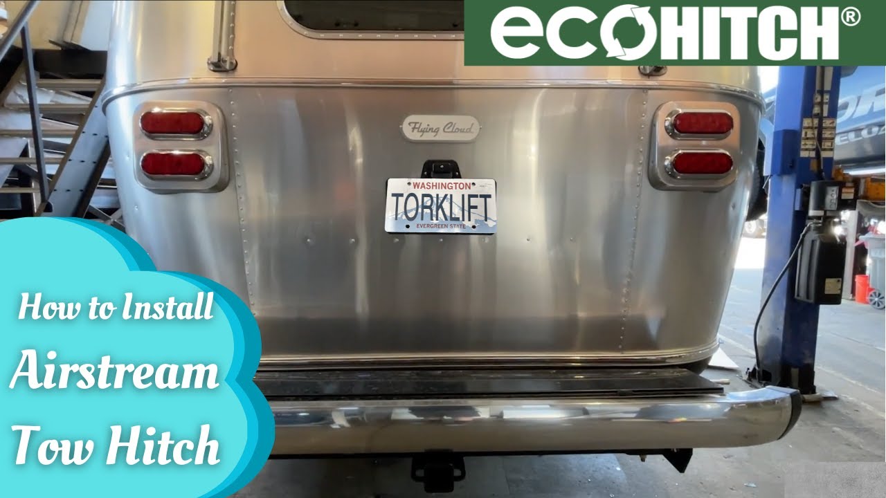 Как установить заднюю сцепку Airstream от EcoHitch&reg; | X8000/X8001