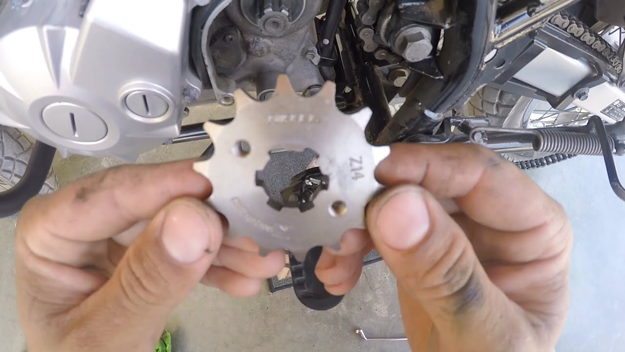 COMO TROCAR PINHÃO DA CROSSER 150 EM CASA. FÁCIL!