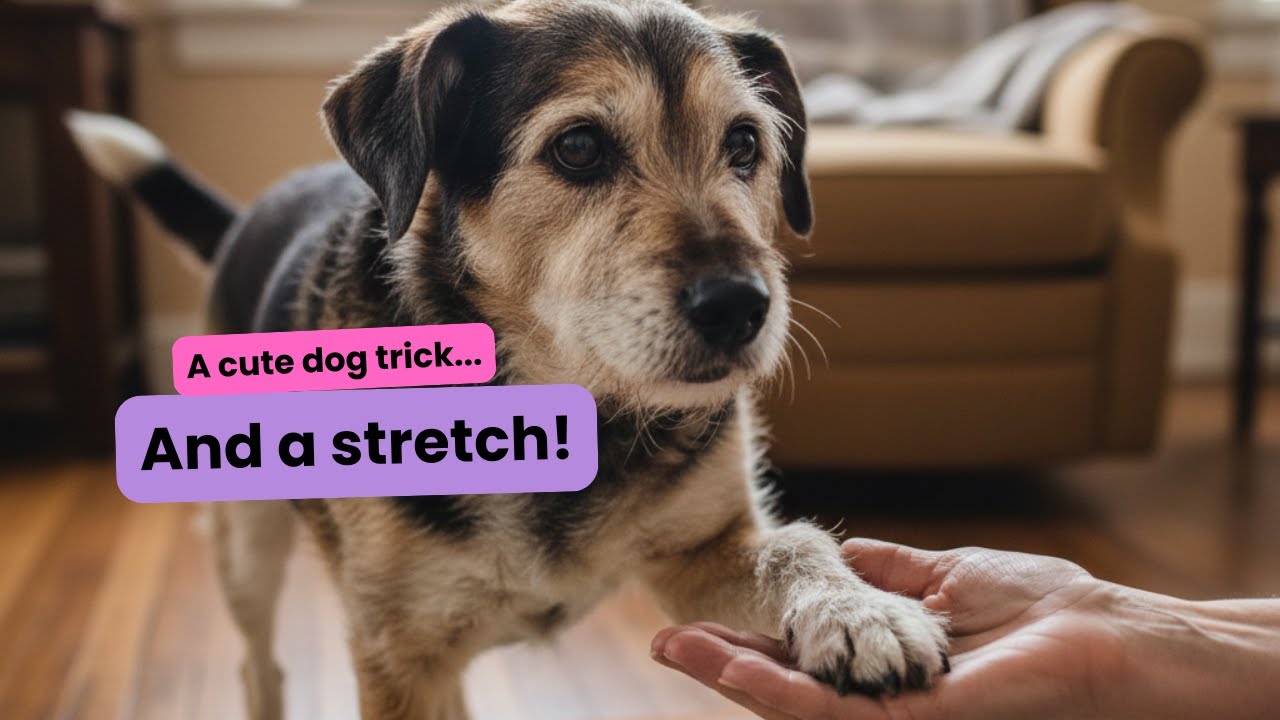 Shoulder stretch for senior dogs | Old dog stretch | Pain relief | Stronger legs | Help my dog |