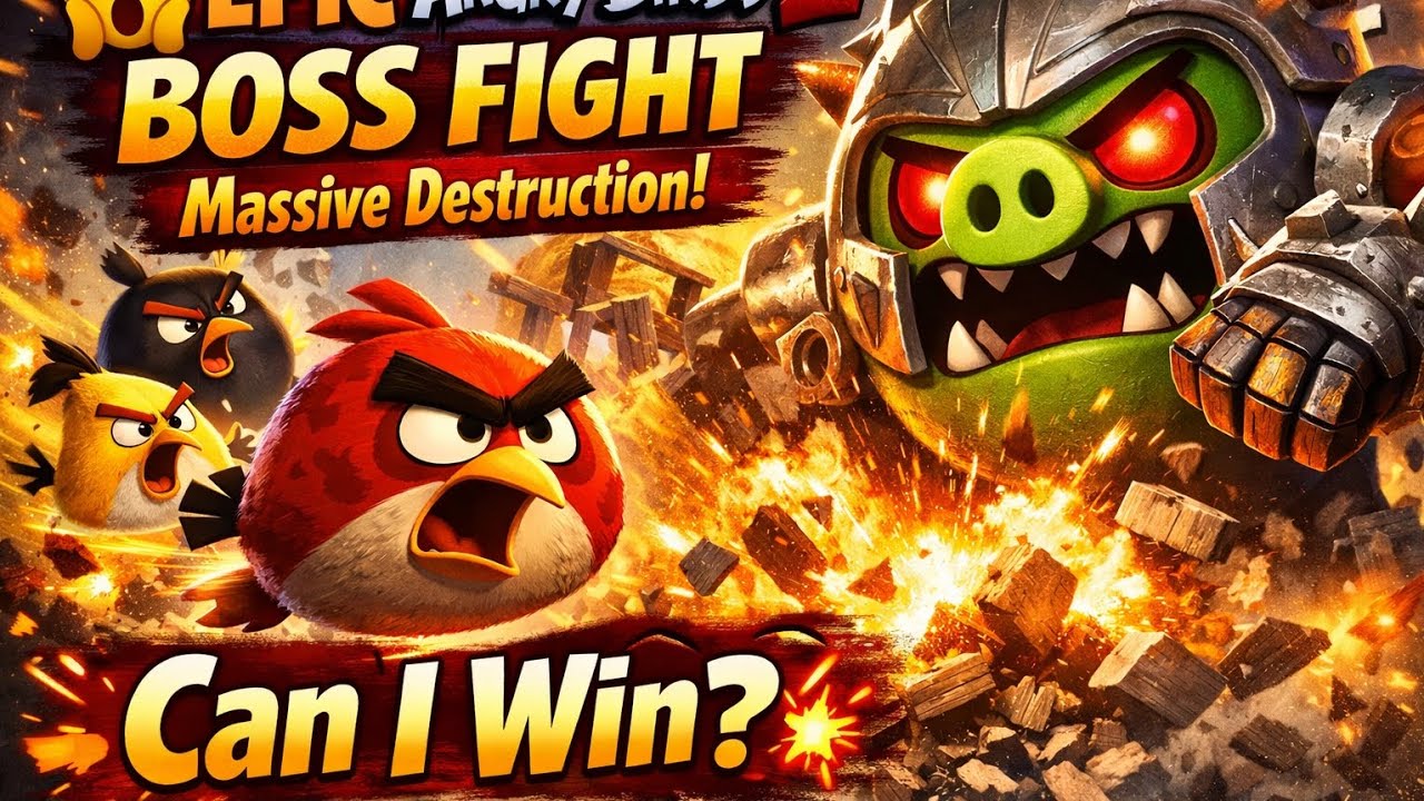 😱 EPIC Angry Birds 2 Boss Fight – Massive Destruction! Can I Win? 💥 