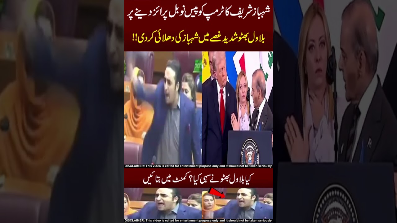 Bilawal Bhutto Vs Shahbaz Sharif Fight😱💀