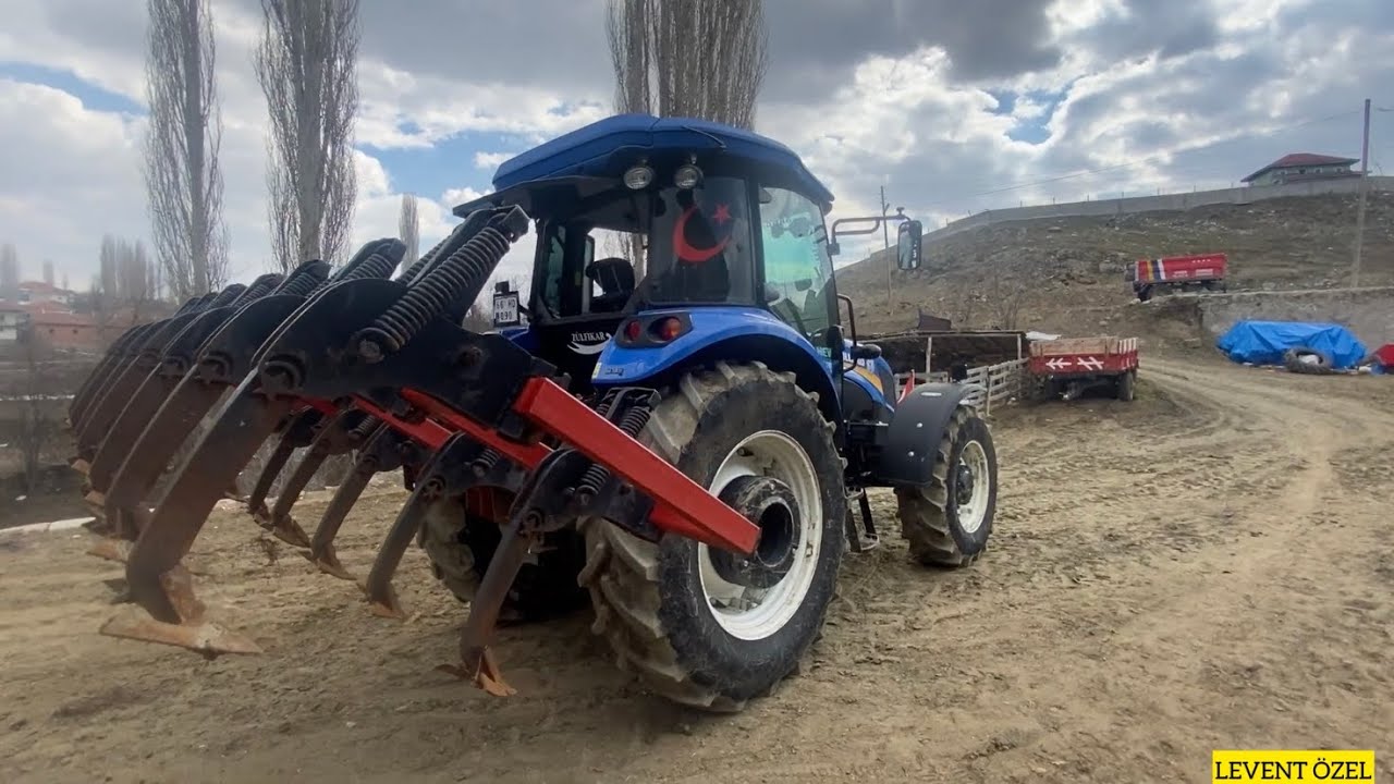 NEWHOLLAND TD 90 ile kazayagı pabuçlarını Yeniledik deneme yaptık /sıkıntılı işler/