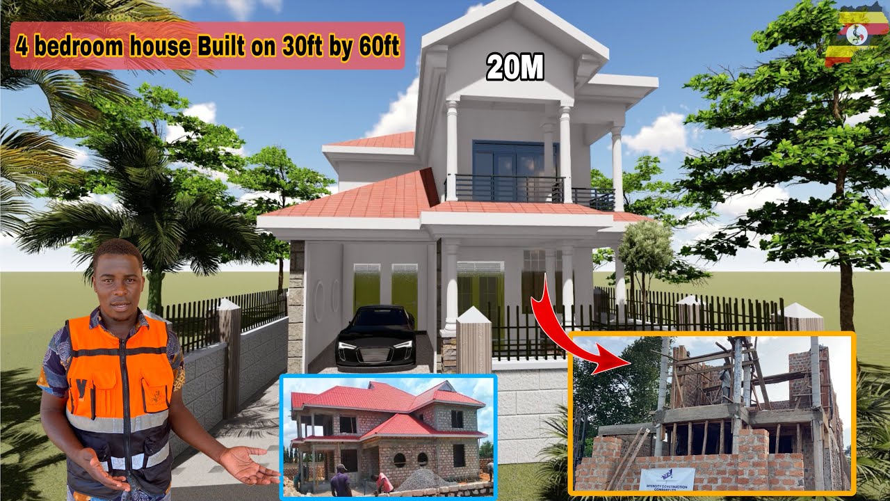Building this modern 4 bedroom storage house in ￼luwero.So impressive