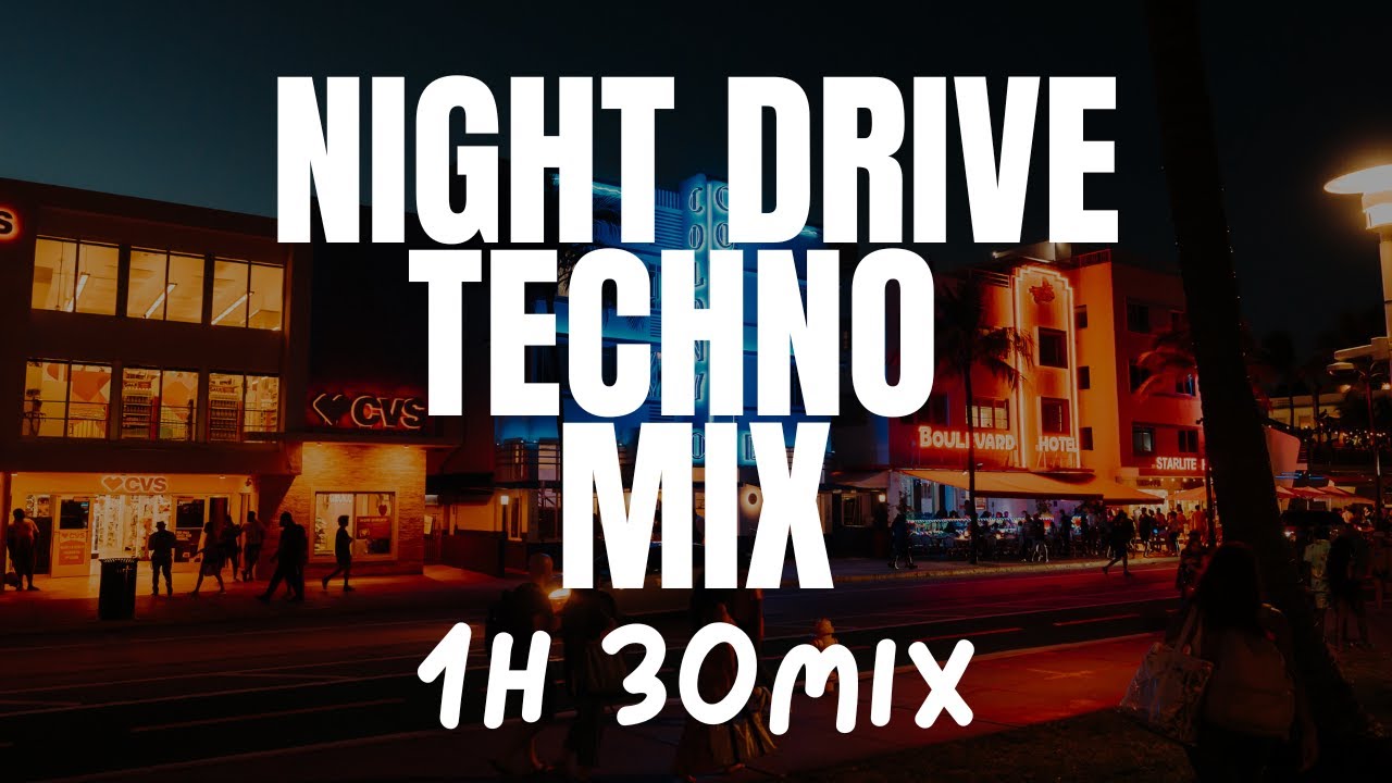 Night Drive Techno 2025 🌌 1 Hour Deep Minimal Hypnotic Mix